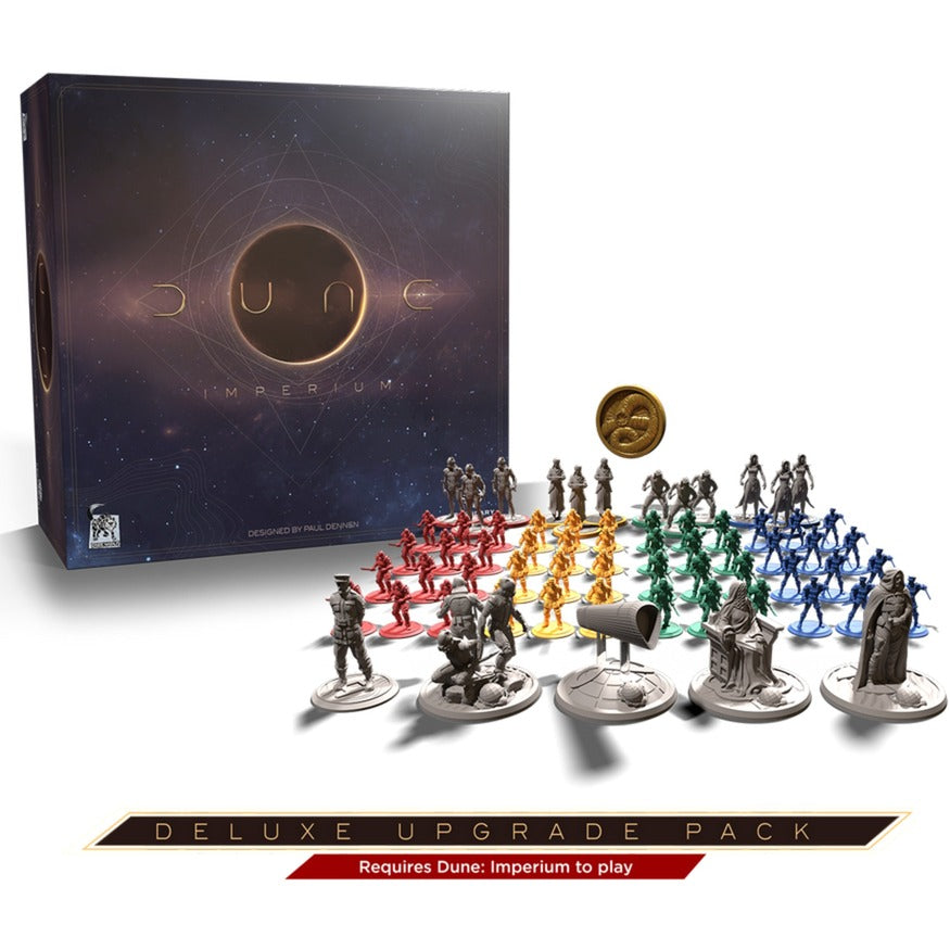 Asmodee Dune: gra planszowa Empire Deluxe z pakietem ulepszeń (angielski, dodatek, 1–4 graczy, 60–120 minut, od 14 lat)