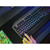 Klawiatura do gier Trust GXT 836 EVOCX RGB (czarna, układ US (QWERTY), membrana, 100%, RGB)