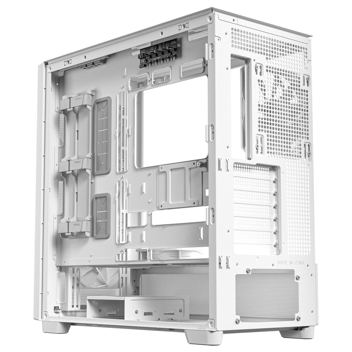 Obudowa Antec Flux Midi Tower (biała | 2x USB-A | 1x USB-C | szkło hartowane)