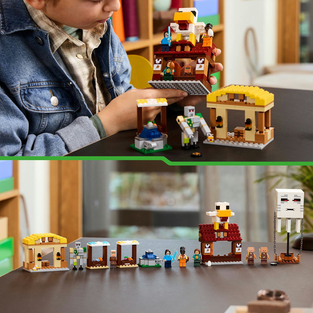 Lego Minecraft Atak balonem upiorów na wioskę - 21273