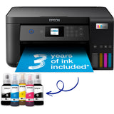 Wielofunkcyjna drukarka atramentowa Epson ecotank et-2850 a4 ze zbiornikiem atramentu (czarny, skanowanie, kopiowanie, Wi-Fi, w tym do 3 lat atramentu)