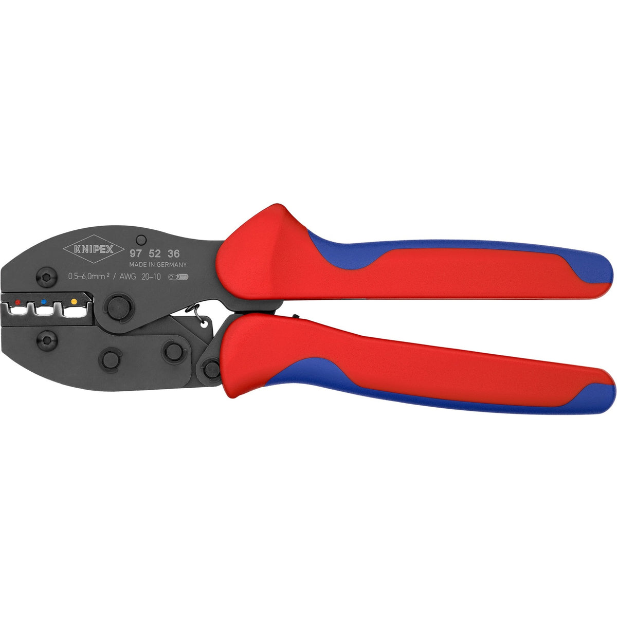 Szczypce do zaciskania precyzyjnego Knipex 975236 (czerwony niebieski)