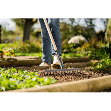 Grabie Gardena pureline 36 cm fsc 100% (ciemnoszary kolor drewna, 17306-20)