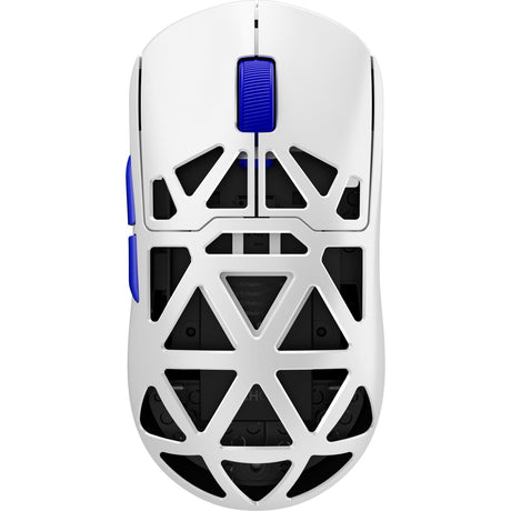 Bezprzewodowa mysz do gier Mchose ax5 pro, stop magnezu (biały, do 26 000 dpi, 2,4 GHz USB-C Bluetooth)