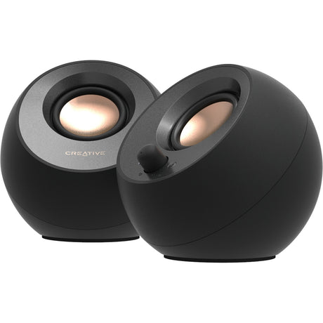 Głośnik do komputera Creative Pebble V3 (czarny, Bluetooth, USB-C, Aux)