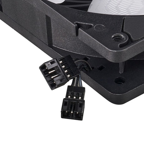Wentylator obudowy Silverstone 120sk argb (czarny, 120 x 120 x 25 mm, pwm)