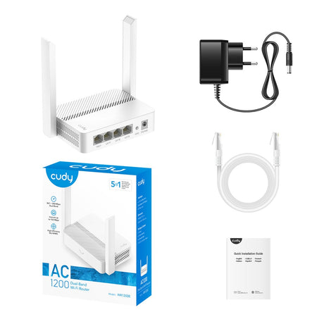 Router Wi-Fi Cudy ac1200 (biały, aplikacja)