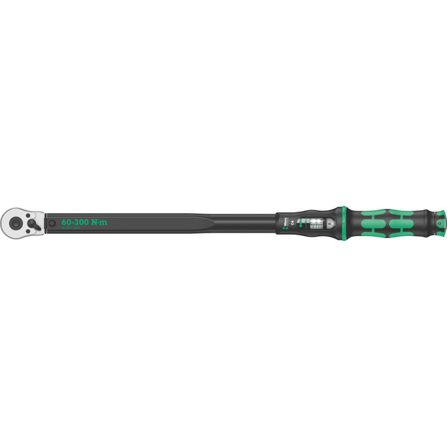 Klucz dynamometryczny Wera Click-Torque C4 z grzechotką odwracalną (czarno-zielony, 60-300nm, wyjście 1 2)