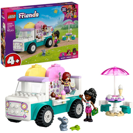 LEGO Friends, kreatywna ciężarówka z lodami w Heartlake, 42644