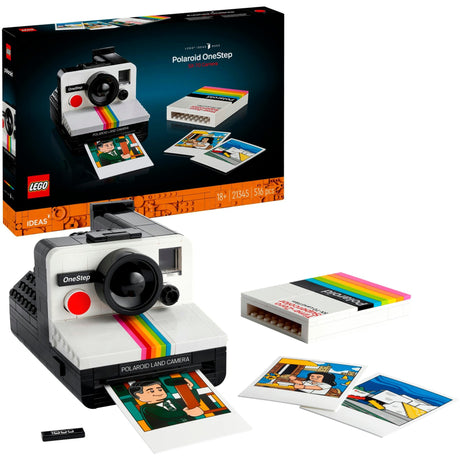 LEGO Ideas Polaroid Onestep SX-70 Zabawka konstrukcyjna z aparatem (21345)