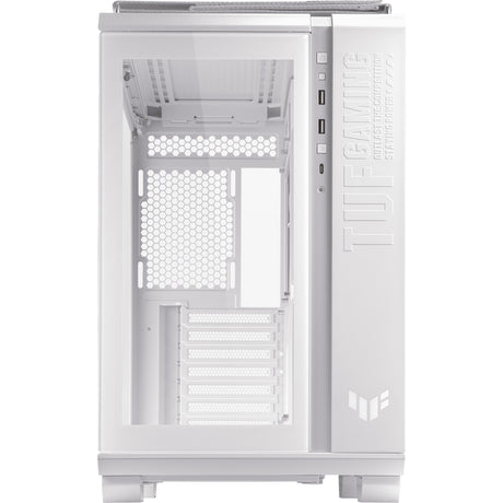 Obudowa midi tower Asus tuf gaming gt502 (biała | 2x usb-a | 1x usb-c | szkło hartowane)