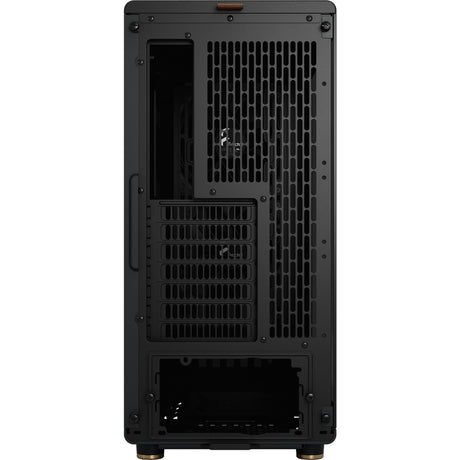 Obudowa North Midi Tower o konstrukcji fraktalnej (kolor czarnego drewna | 2x USB-A | 1x USB-C | szkło hartowane)