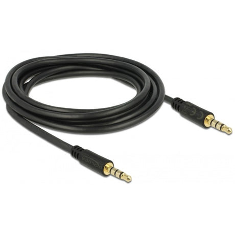 Delock Kabel męski 3,5 mm > 3,5 mm męski (czarny, 3 metry)