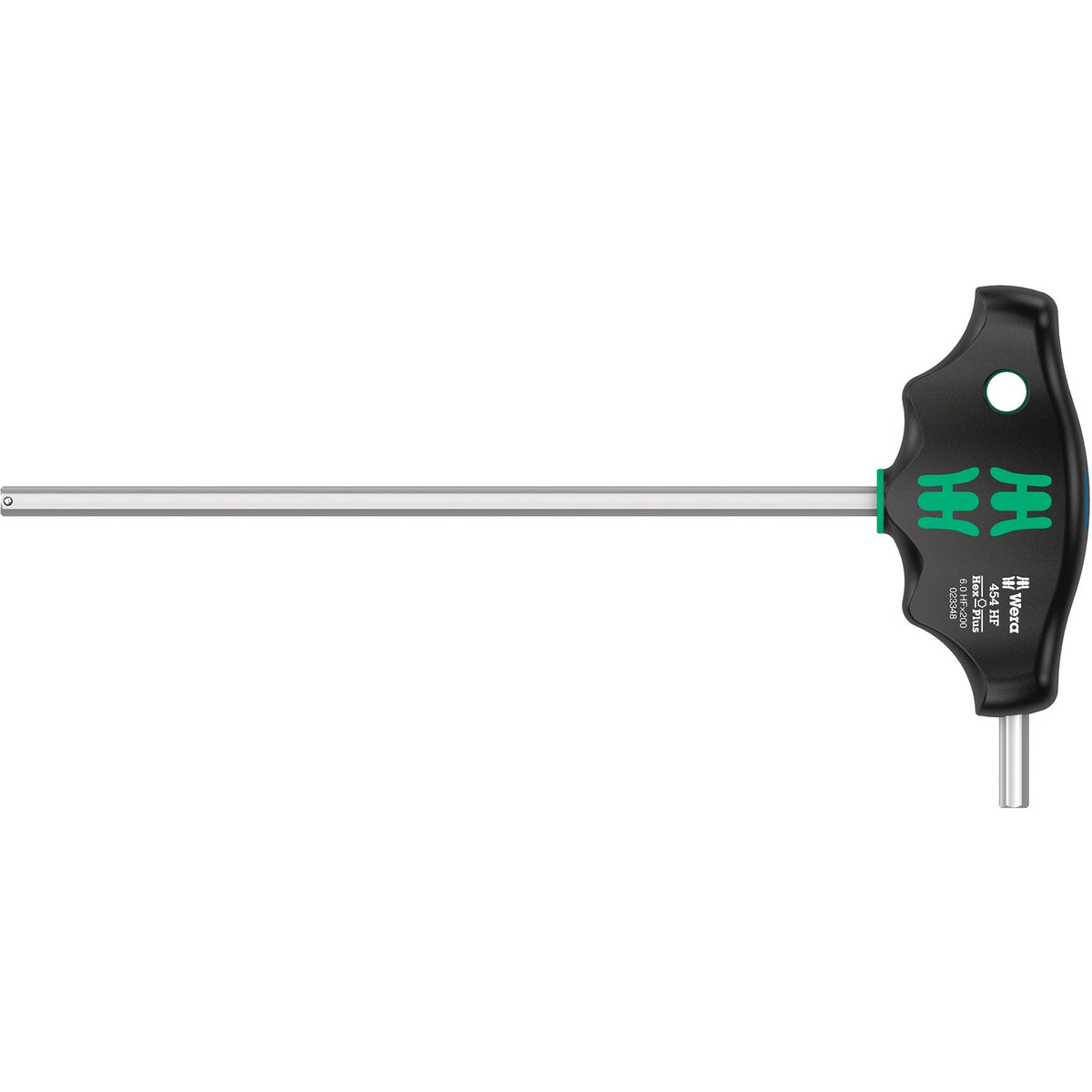 Wera 454 5 hf shk zestaw 1 zestaw wkrętaków Wkrętak z rękojeścią T hex-plus z funkcją przytrzymywania (czarno-zielony, 5 sztuk)