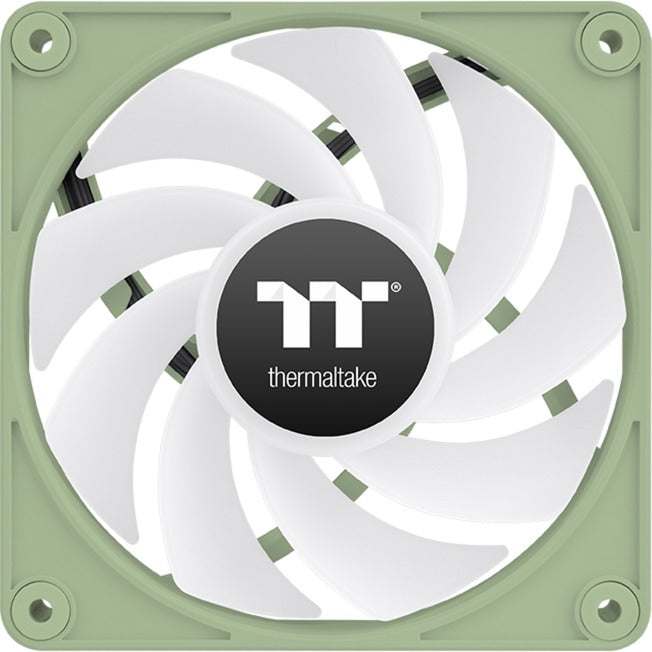 Thermaltake ct120 ex Reverse argb Sync wentylator chłodzący komputer Matcha Green (zestaw 3 wentylatorów) wentylatory do obudowy (jasnozielony, 3 sztuki, 120 x 120 x 25 mm, pwm)