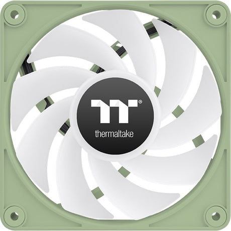 Thermaltake ct120 ex Reverse argb Sync wentylator chłodzący komputer Matcha Green (zestaw 3 wentylatorów) wentylatory do obudowy (jasnozielony, 3 sztuki, 120 x 120 x 25 mm, pwm)