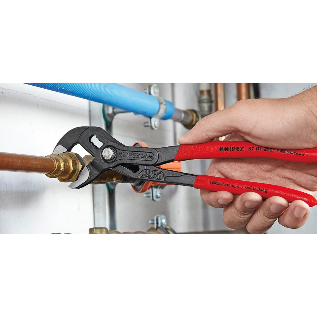 Knipex 87 01 250 szczypce do pomp wodnych kobra polerowane 250mm