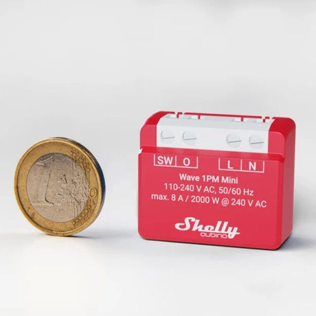 Shelly qubino wave 13:00 mini aktor przełączająco-pomiarowy z-wave