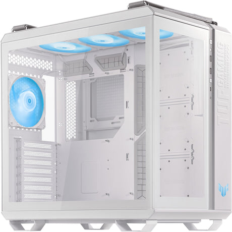 Obudowa Asus tuf gaming gt502 plus midi tower (biała | 2x USB-A | 1x USB-C | szkło hartowane)