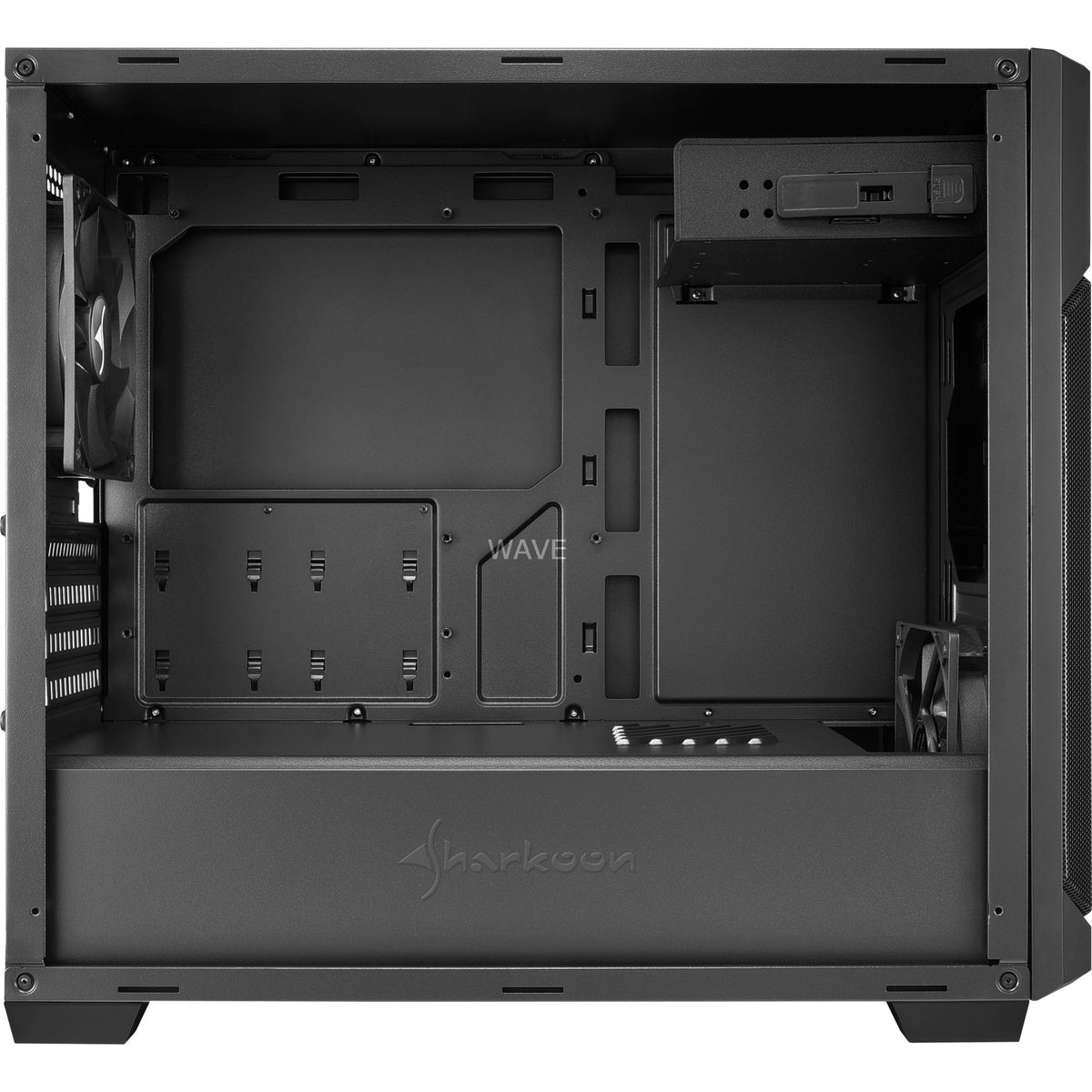 Obudowa midi tower Sharkoon v1000 (czarna | 2x USB-A)