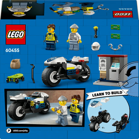 Lego ® pościg miejski na motocyklu policyjnym - 60455