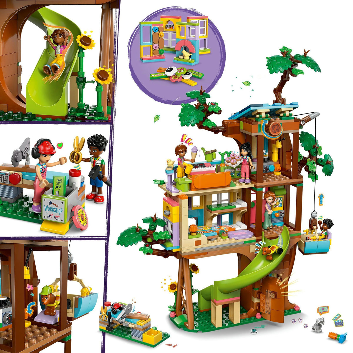 Lego Friends Domek na drzewie dla przyjaciół - 42652