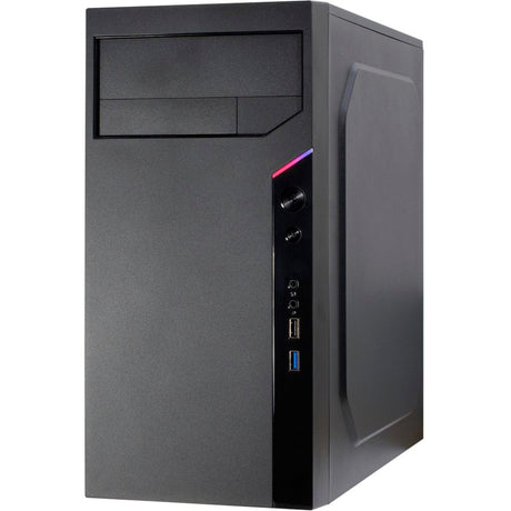 Obudowa mini tower Inter-tech it-6505 reto (czarna | 2x USB-A)