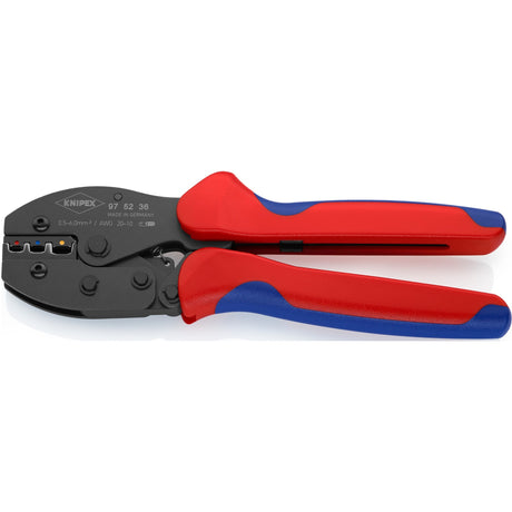 Szczypce do zaciskania precyzyjnego Knipex 975236 (czerwony niebieski)