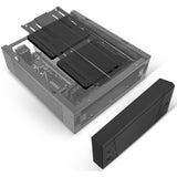 Obudowa HTC Silverstone sst-ml10b (czarna | 2x usb-a)
