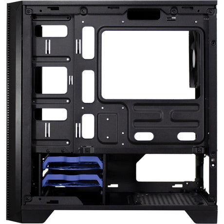 Obudowa mini tower Inter-tech h-606 (czarna | 2x USB-A)