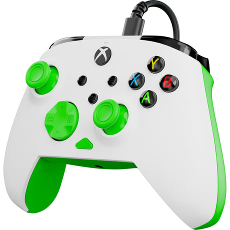 Turtle beach rematch core bedrade controller (wit groen, xbox serie x|s, xbox one, pc)