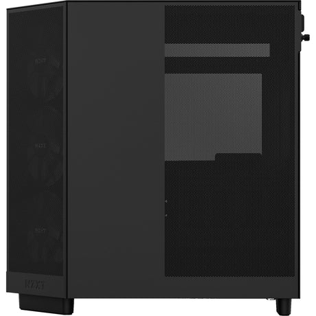 Obudowa midi tower Nzxt h6 flow rgb (czarna | 2x usb-a | 1x usb-c | rgb | szkło hartowane)