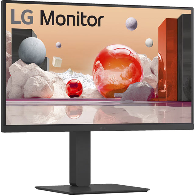 Monitor LG 27ba850 27 (czarny, HDMI, Display Port, audio, LAN, USB-C, kamera internetowa)