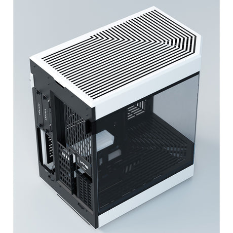 Obudowa midi tower Hyte Y60 (biały czarny | 3x USB-A | szkło hartowane)