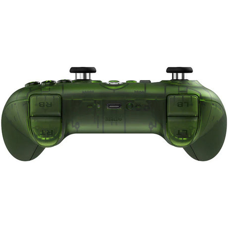 Kontroler 8bitdo Ultimate z 3 trybami dla konsoli Xbox (zielony przezroczysty, Xbox Series x|s, Xbox One, PC, Bluetooth USB-C 2,4 GHz)
