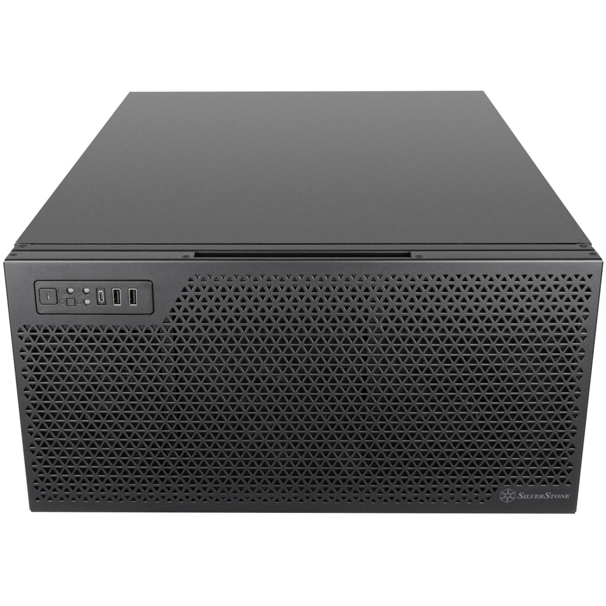 Obudowa serwerowa Silverstone RM52 (czarna | 2x USB-A | 1x USB-C)