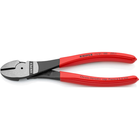 Szczypce tnące boczne Knipex Power 74 01 180 szczypce tnące (czerwone)