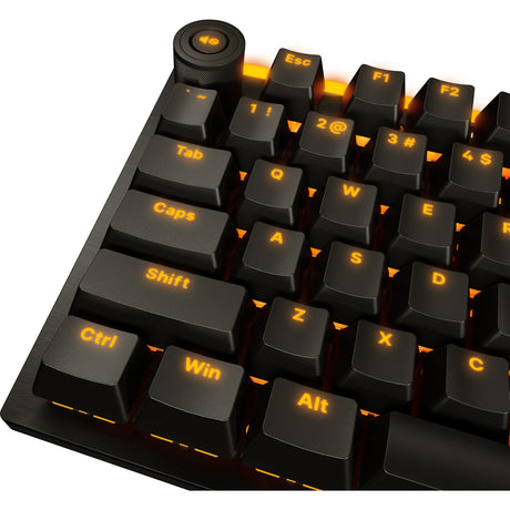 Be quiet! light mount tkl rgb mechanisch gaming toetsenbord (zwart, us lay-out (qwerty), silent v2 tactile, 80% (tkl))