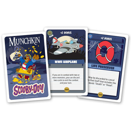Europejska sieć graczy Munchkin: gra karciana Scooby-Doo (angielski, 3–6 graczy, 60 minut, od 10 lat)