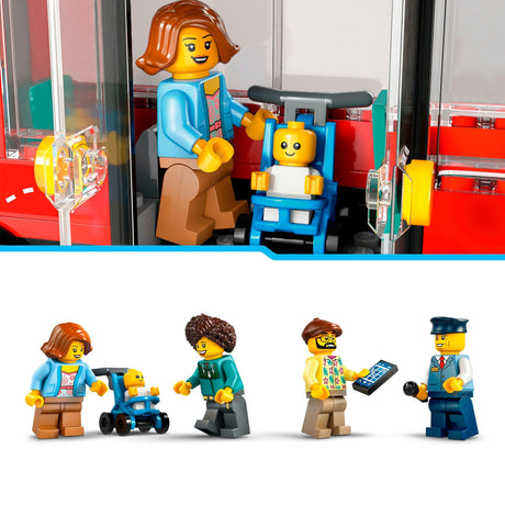 Czerwony piętrowy autobus turystyczny Lego City - 60407