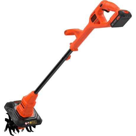 Black+decker black decker betl1820l-qw - akumulatorowy kultywator ogrodowy - 18V Li-Ion - szerokość robocza 22cm - ergonomiczna konstrukcja