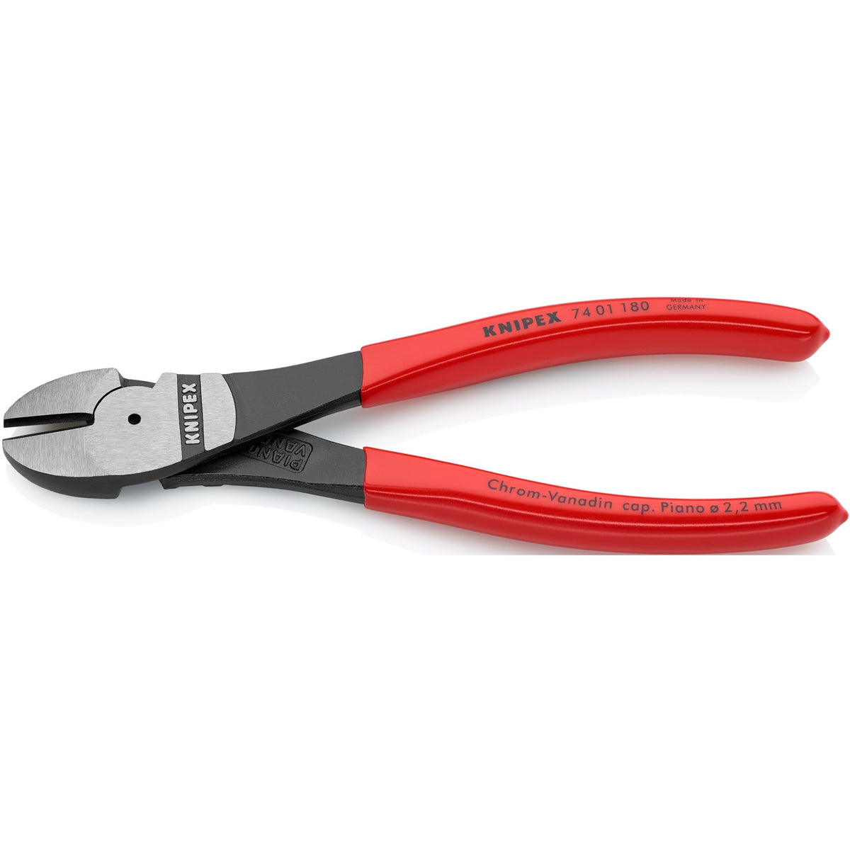 Szczypce tnące boczne Knipex Power 74 01 180 szczypce tnące (czerwone)