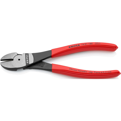 Szczypce tnące boczne Knipex Power 74 01 180 szczypce tnące (czerwone)