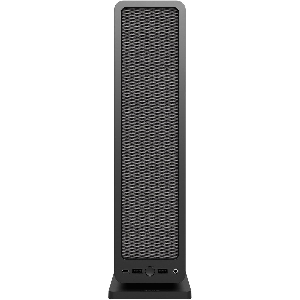 Czarna obudowa mini tower Fractal Design Ridge (czarna | 2x USB-A | 1x USB-C)