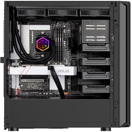 Obudowa midi tower Silverstone sst-sed1-b (czarna | 2x USB-A | 1x USB-C)
