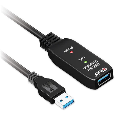 Aktywny przedłużacz USB 3.2 Gen1 Club 3D USB 3.2 Gen1 (czarny, 5 metrów)