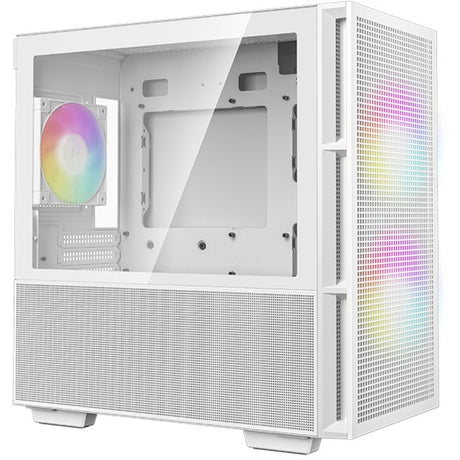 Obudowa mini tower Deepcool ch360 (biała | 1x USB-A | 1x USB-C | RGB | okienko)