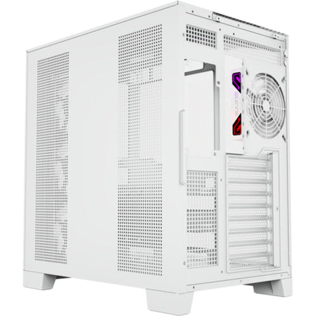 Obudowa Xyz PC Gear Tesseract A-RGB Midi Tower (biała | 2x USB-A | 1x USB-C | RGB | Szkło hartowane)