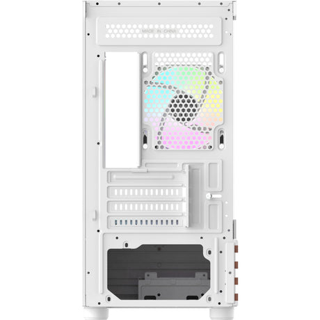 Obudowa mini tower Thermaltake View 170 ws argb (biały kolor drewna | 2x usb-a | rgb | szkło hartowane)