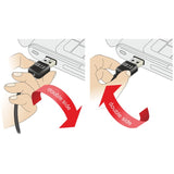Delock kabel męski easy-usb-a 2.0 > kabel męski easy-usb micro-usb-b 2.0 (czarny, 2 metry)